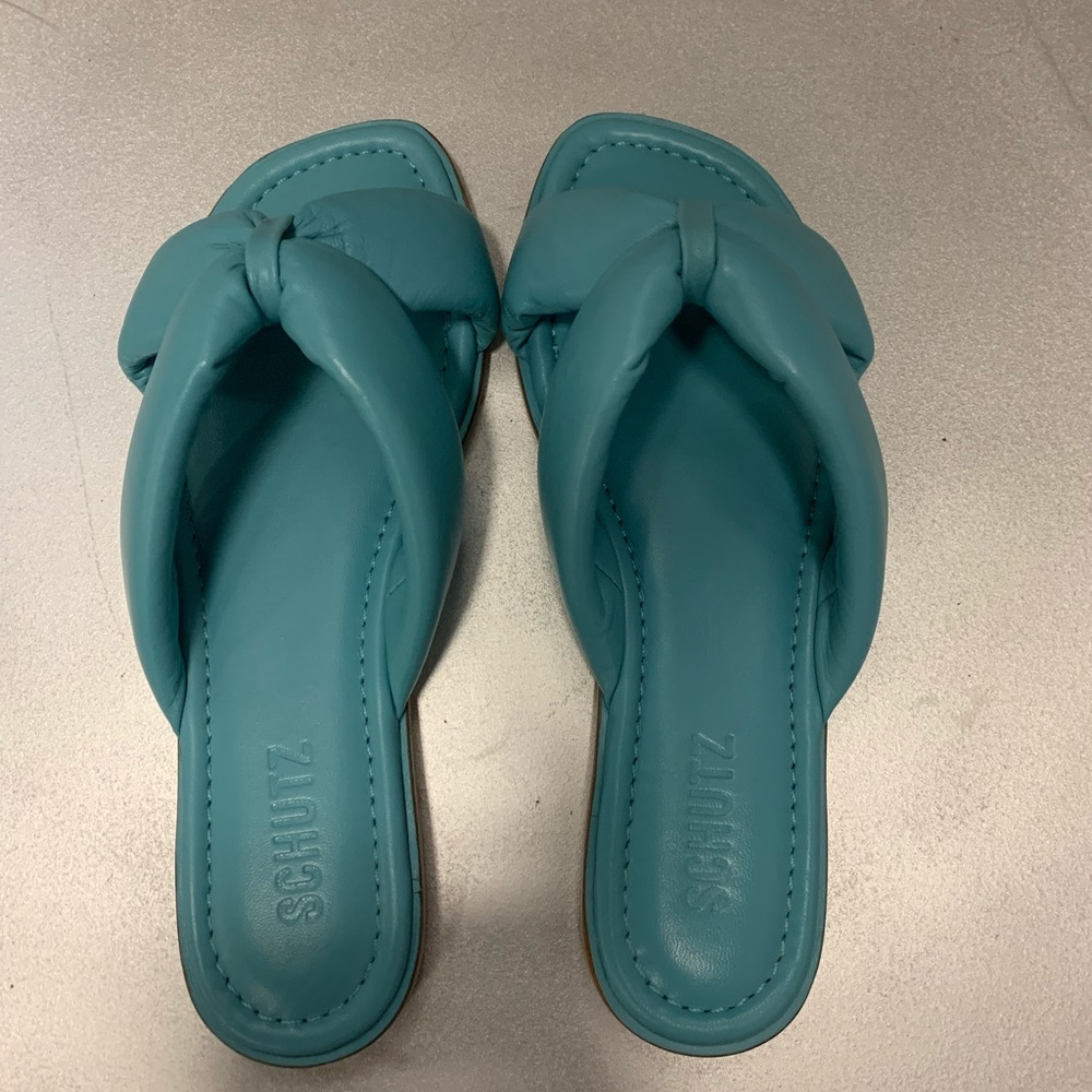 Schultz Sandal in River Aqua